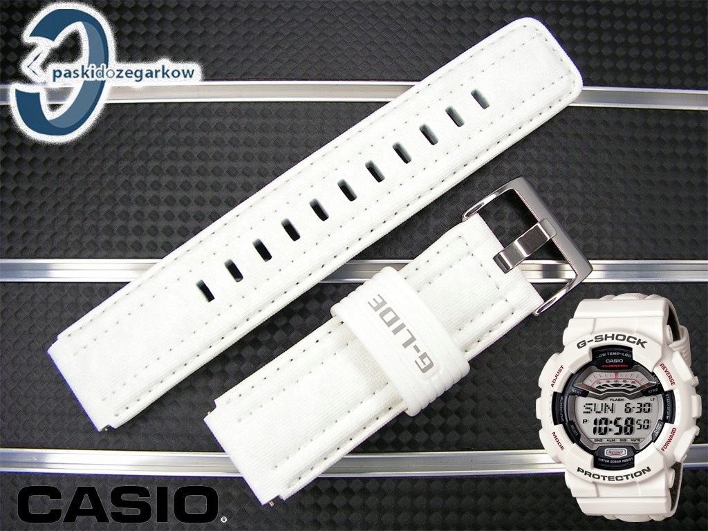 Pásek Casio GLS-100 GLS-100-7 bílý, originální