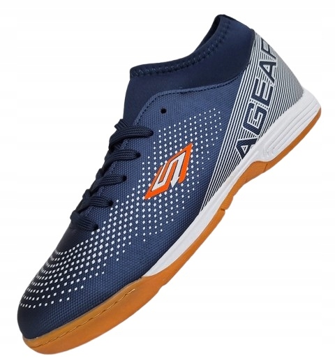 Sportovní boty fotbalové sálovky s ponožkou na venkovní hřiště hala futsal 45