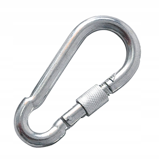 karabińczyk z zabezpieczeniem zakręcany 6x60 6mm