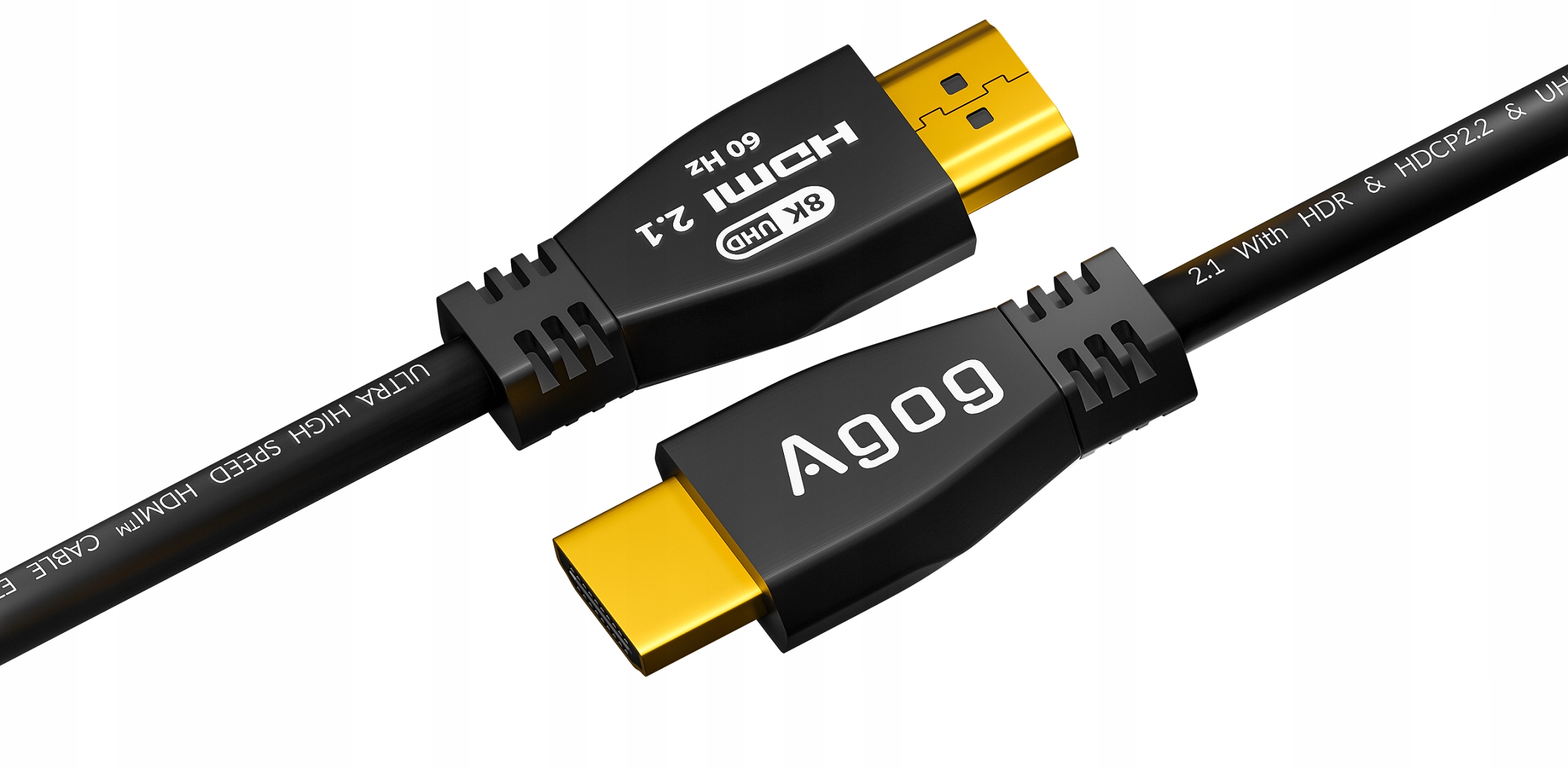AGOG KABEL HDMI 2.1 8K 60Hz 4K 120Hz HDR 3D ETHERNET PREMIUM 48Gbps 0,5m Kod producenta X-87