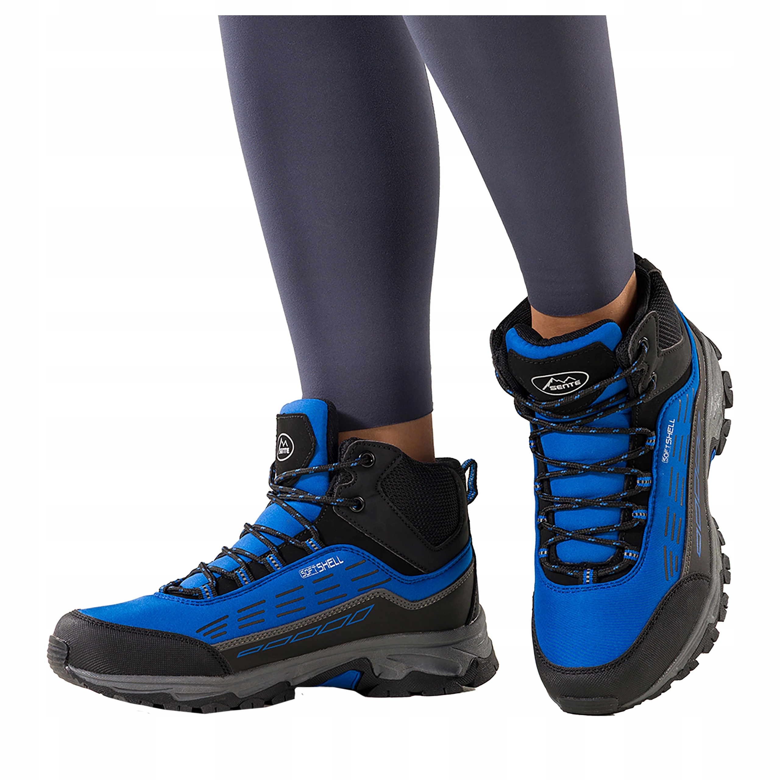 Trekové Boty Modré Dámské Sportovní Šněrovací Softshell vel. 40