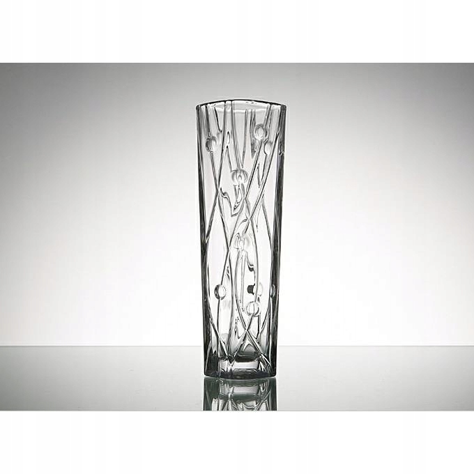 WAZON KRYSZTAŁOWY SZKLANY NA KWIATY DEKORACYJNY BOHEMIA LABIRYNTH 25,5 CM Kod producenta 855978