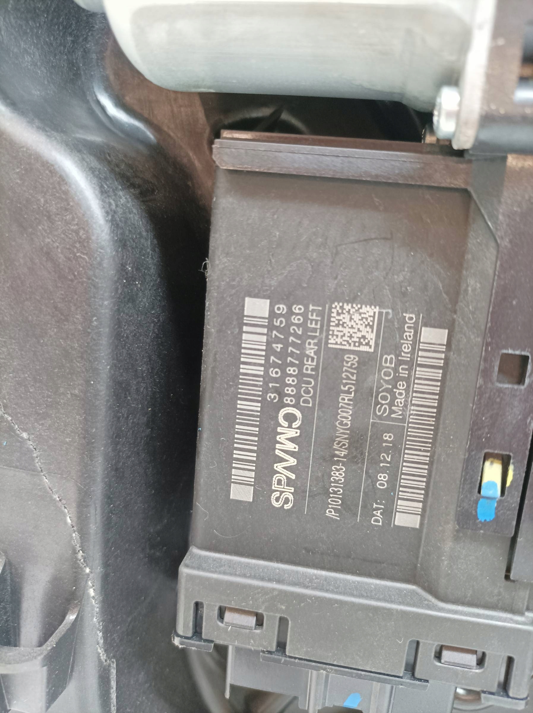 mechanism windows left rear part 31674759 Volvo V60 II (2018- )