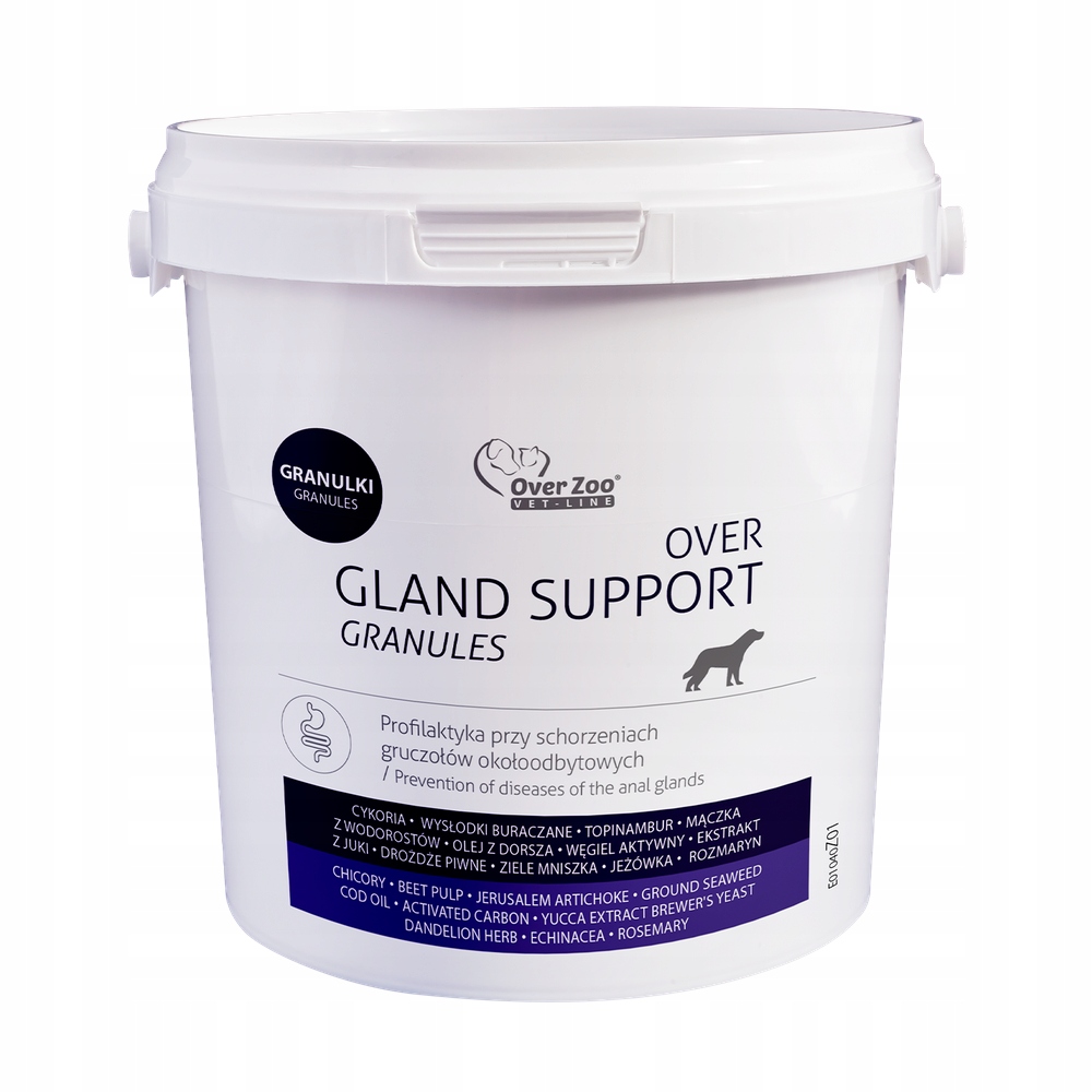 Over Zoo Gland Support granule – pro přibližně žlázky – 600 g