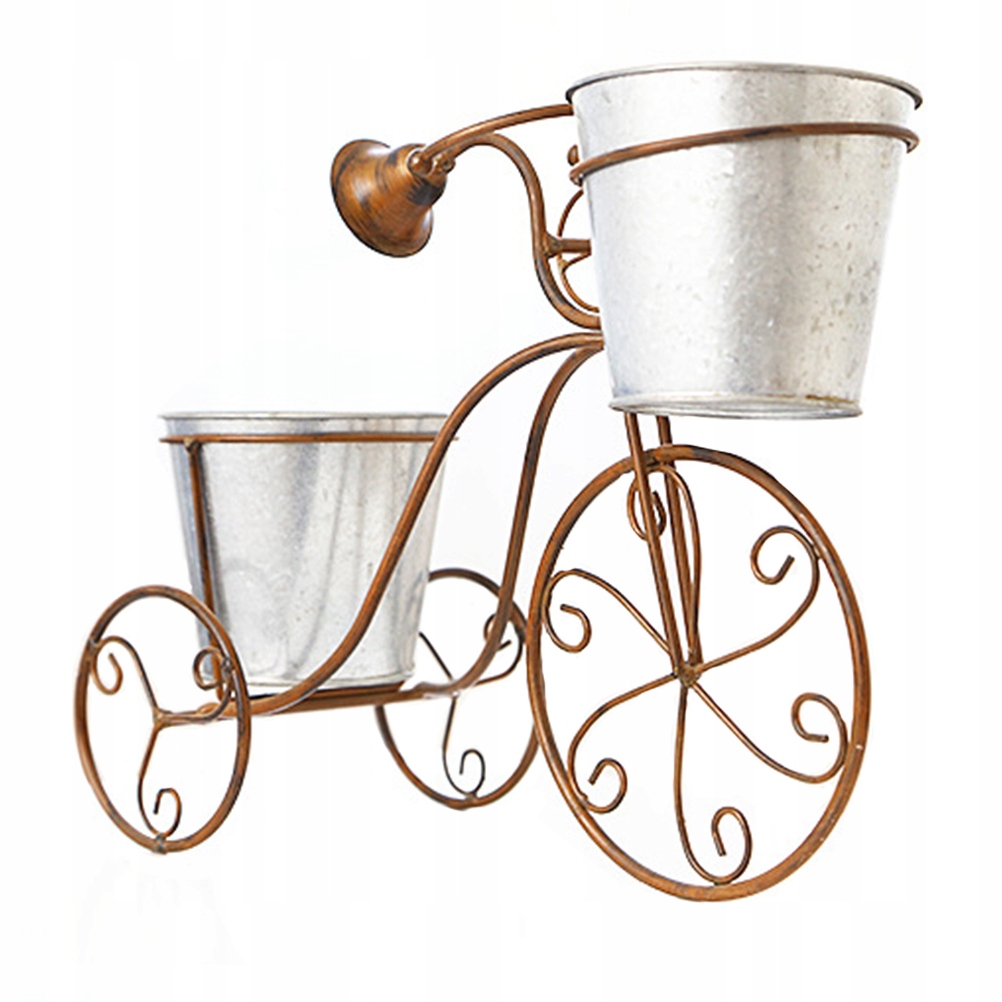 Stojak na rowery z półką na kwiaty