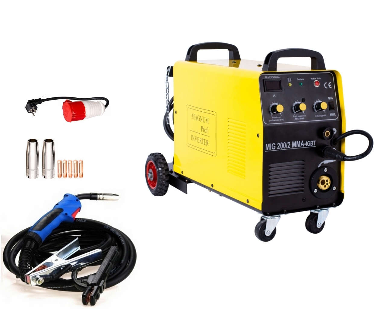 Spawarka Magnum Mig 200/2 Igbt Mma Kn Dig 230/400V