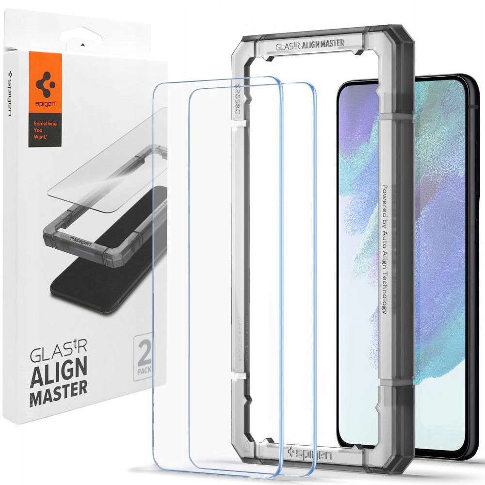 

2x Szkło Hartowane do Galaxy S21 Fe 5G, Spigen Am
