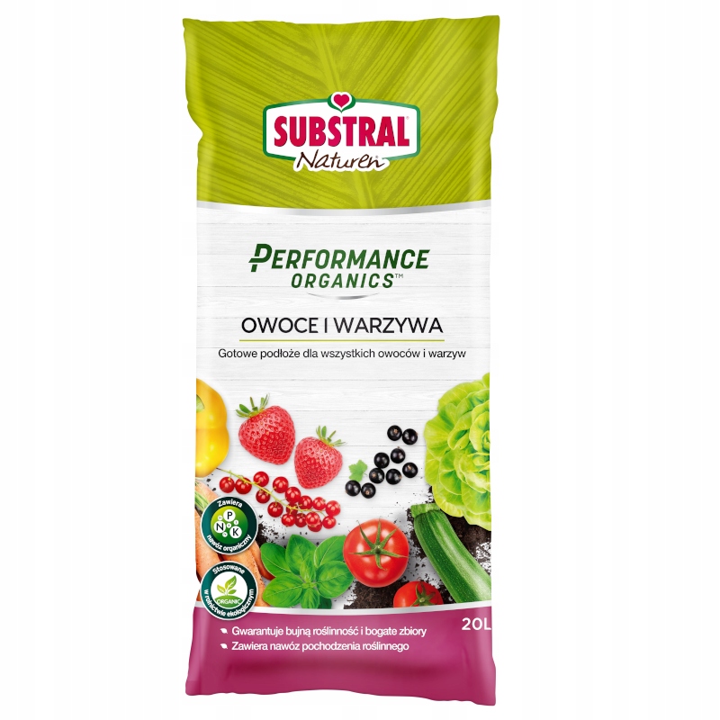 

Podłoże ziemia Performance do owoców i warzyw 20l