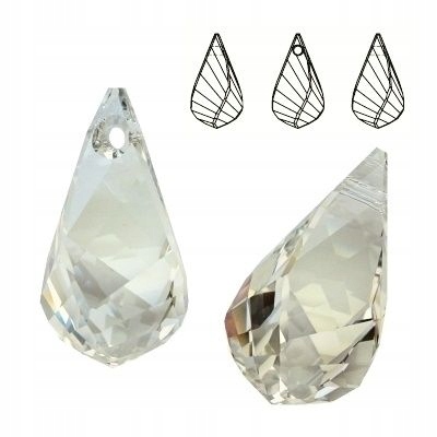 6020 MM 37 Swarovski Helix Silver Shade Ssha