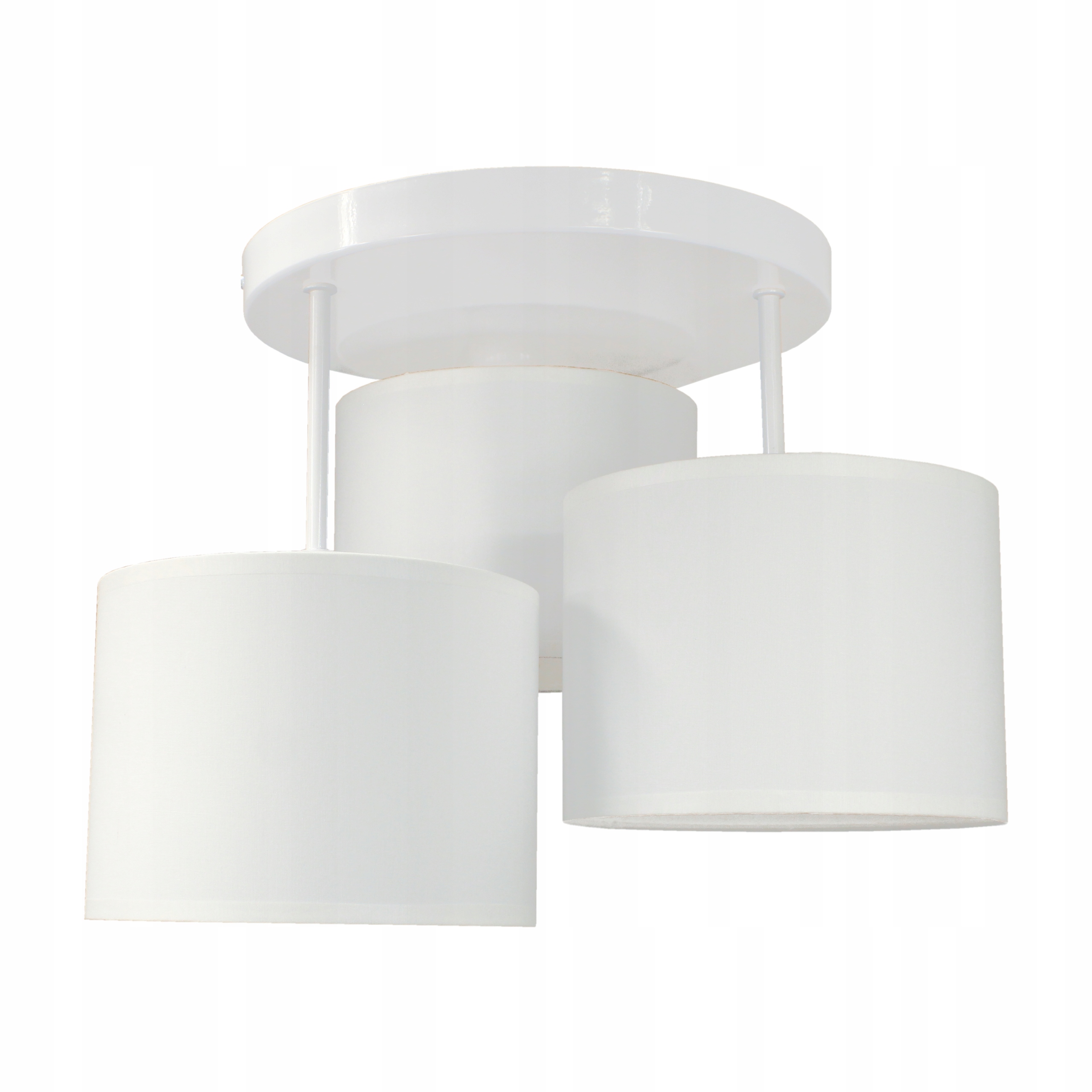 Lampy sufitowe do salonu Abażur lampa wisząca żyrandol biała do salonu loft