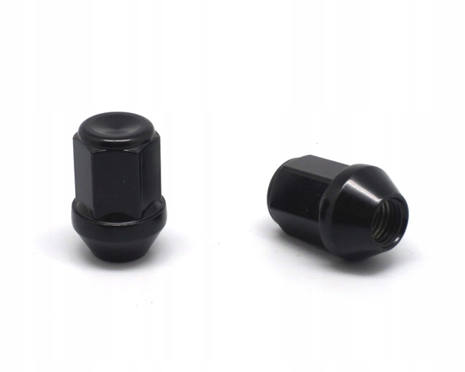 WŁOSKIE NAKRĘTKI CZARNE do felg alu 12x1,5