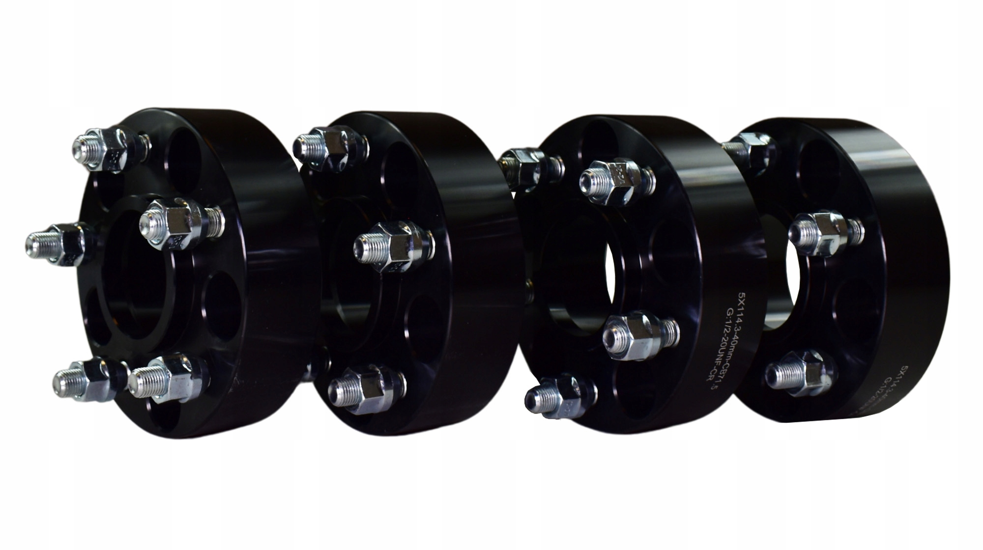 Rozširovacia Podložka 4 kusy 5x114,3-40 mm-CB71,5 -G:1/2-20UNF-CR