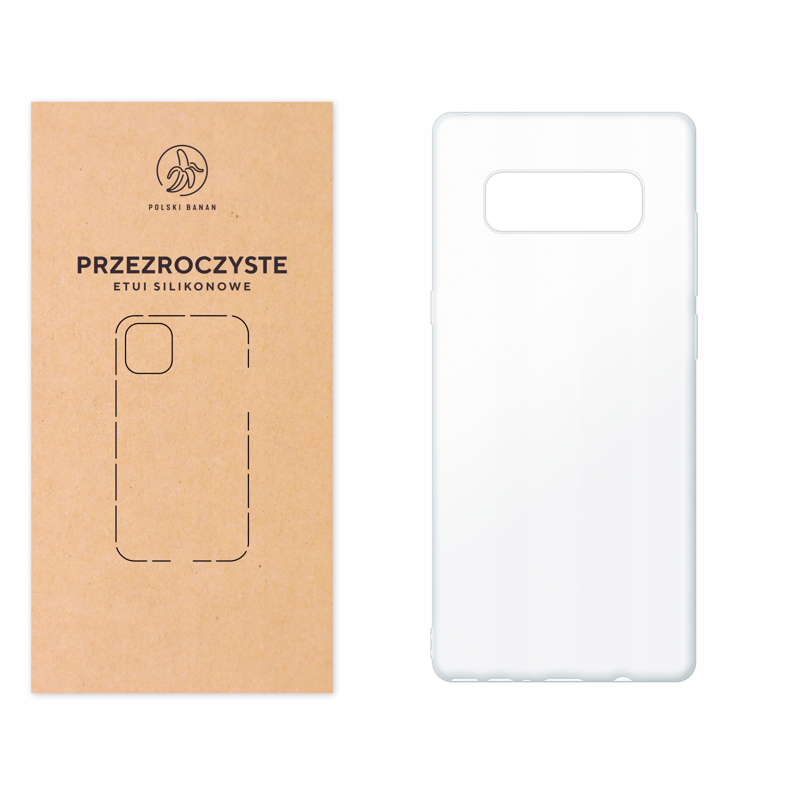 

Etui silikonowe Polski Banan do Samsung Note 8