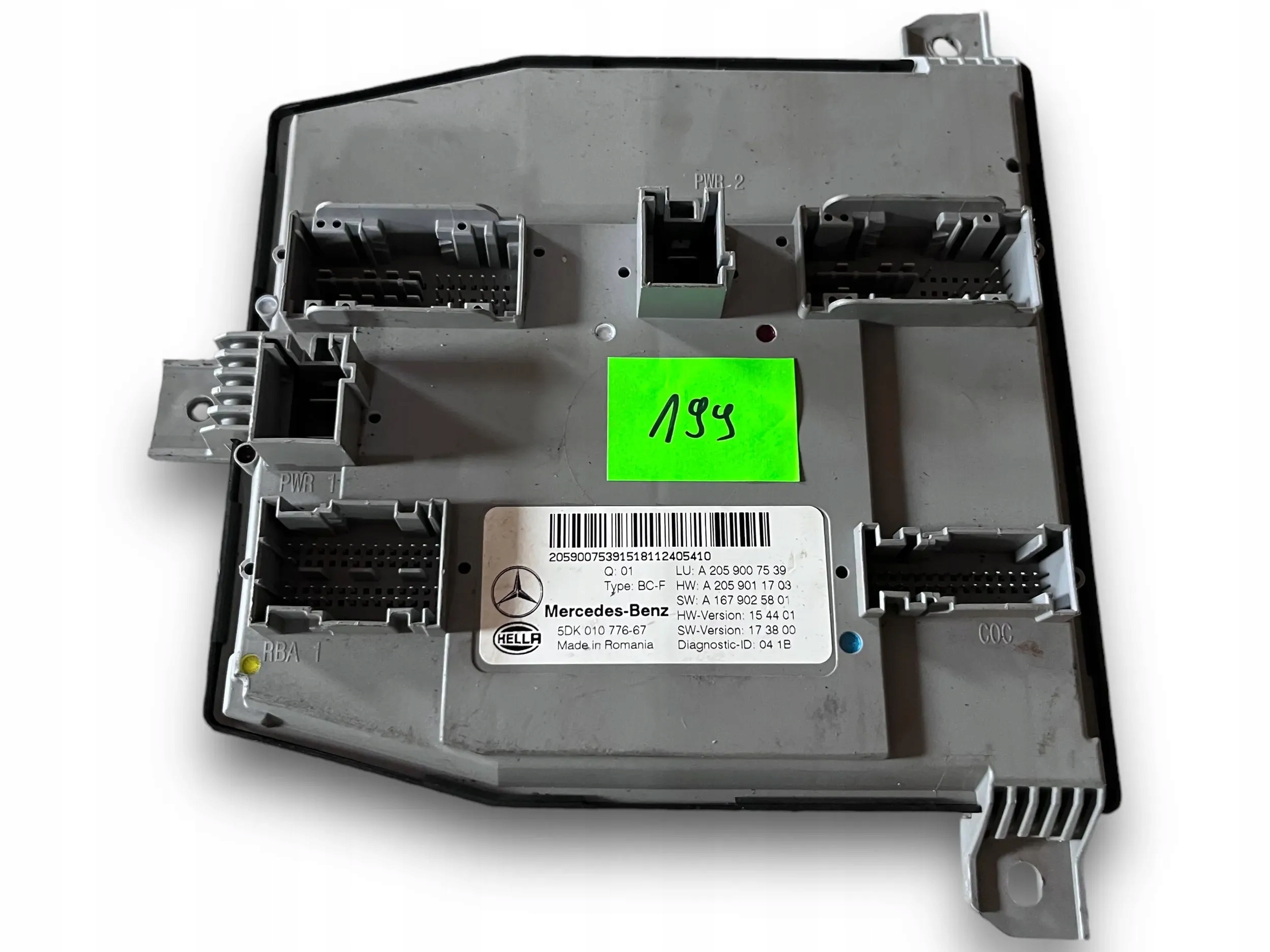 MERCEDES C class W205 module SAM 2059007539 @M