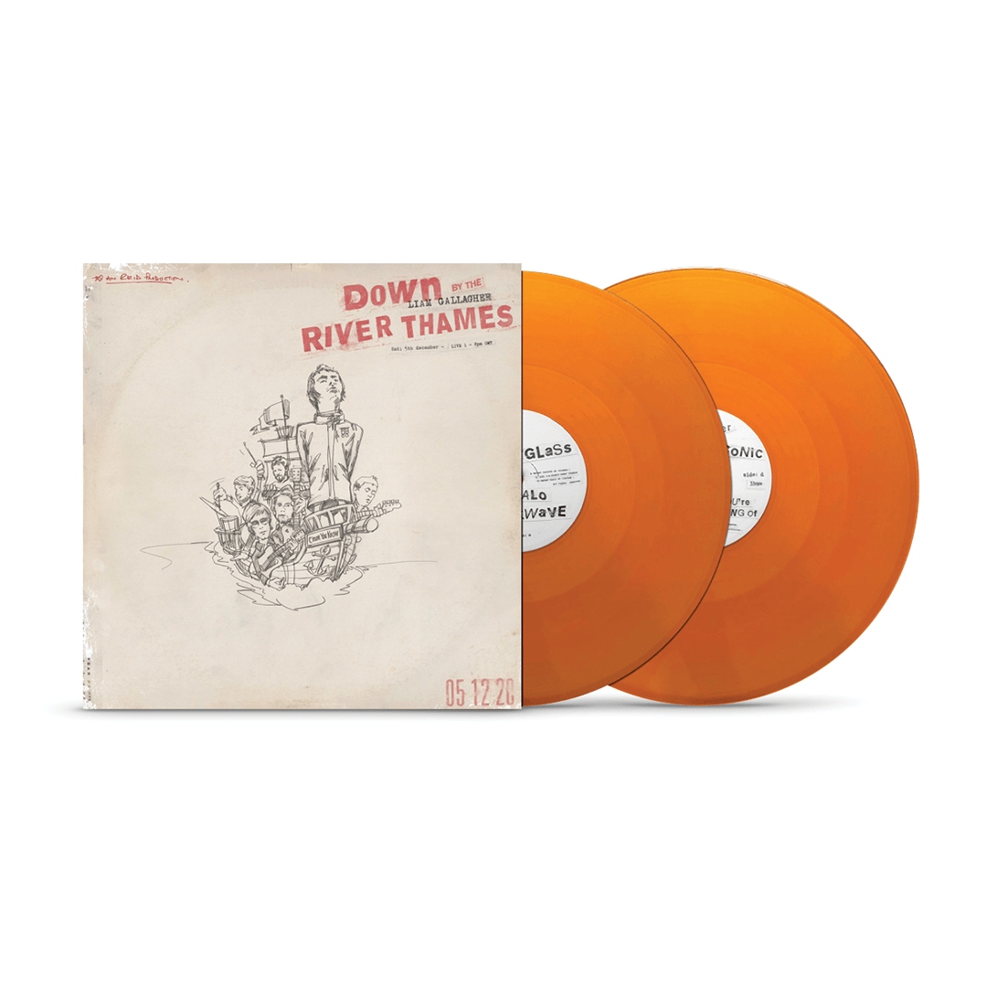 Liam Gallagher Down By The River Thames 2LP Orange Folia