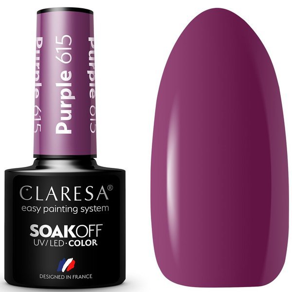 

Claresa Lakier Hybrydowy Purple 615