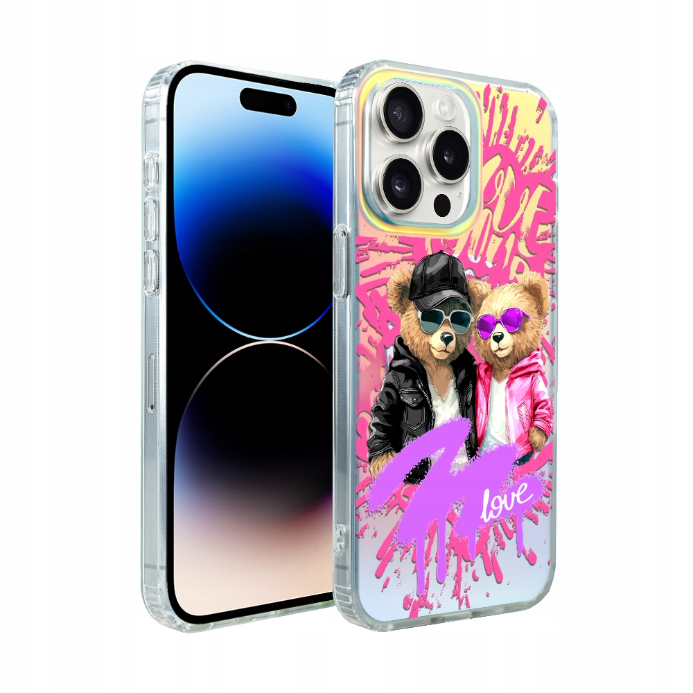 Pouzdro pro iPhone 14 Pro Ibizu s MagSafe měnícími barvami, zamilovaný pár