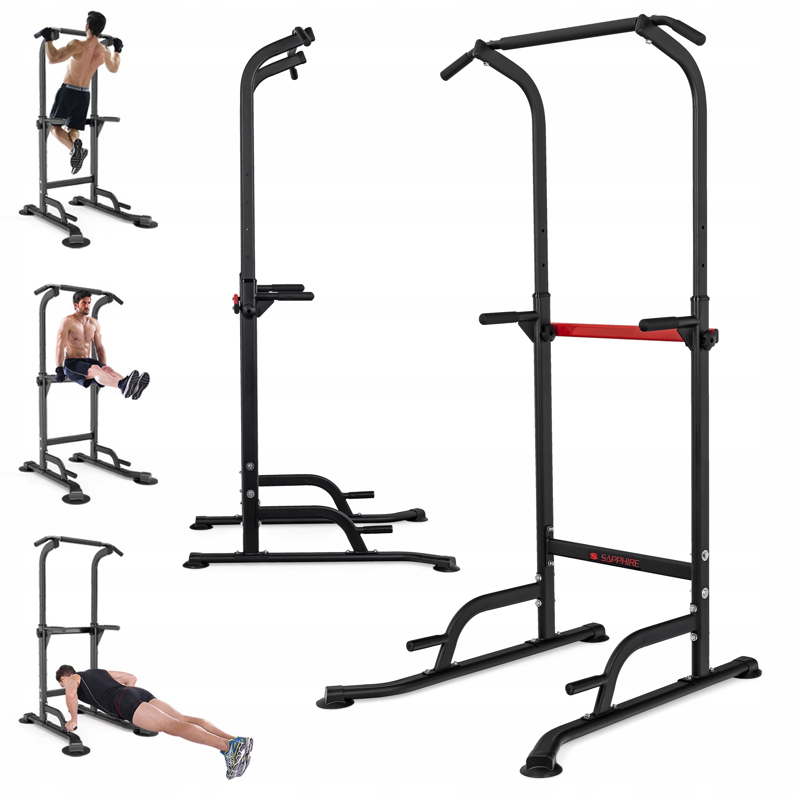 Poręcze do ćwiczeń Stacjonarne do dipów Drążek do podciągania Regulowany