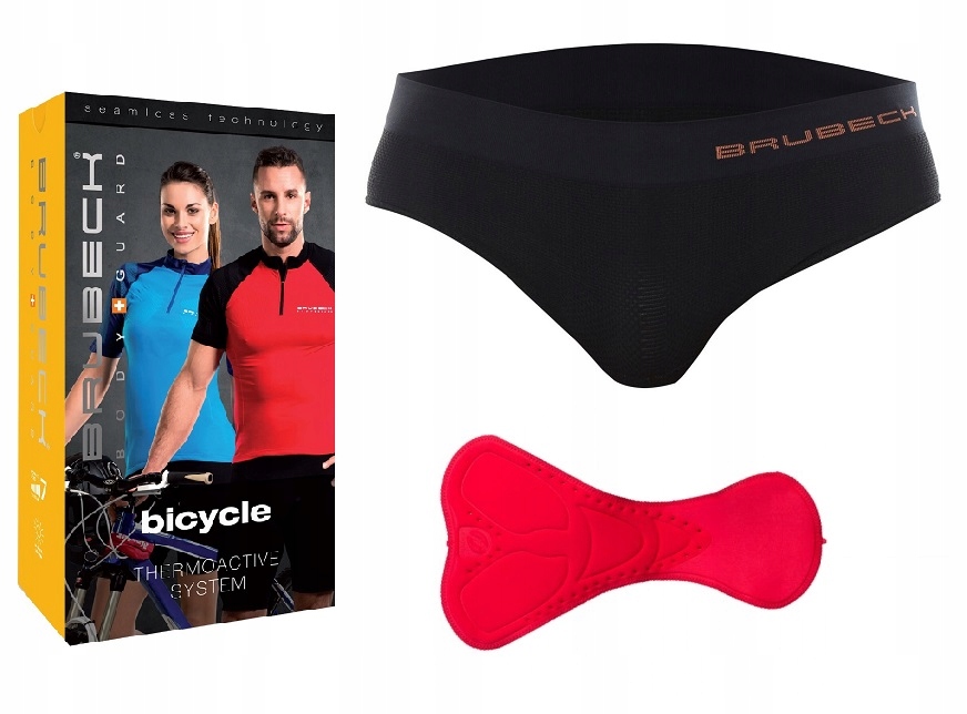 Brubeck Oddychające slipy z wkładką rowerową 2XL