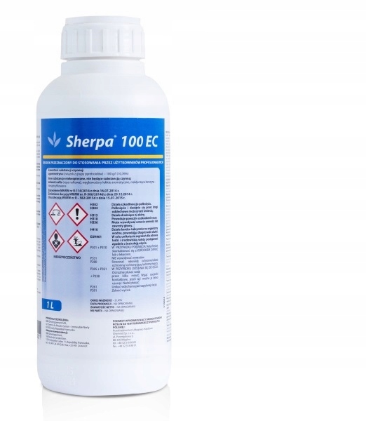 

Sherpa 100 Ec 1L cypermetryna owadobójczy mszyce