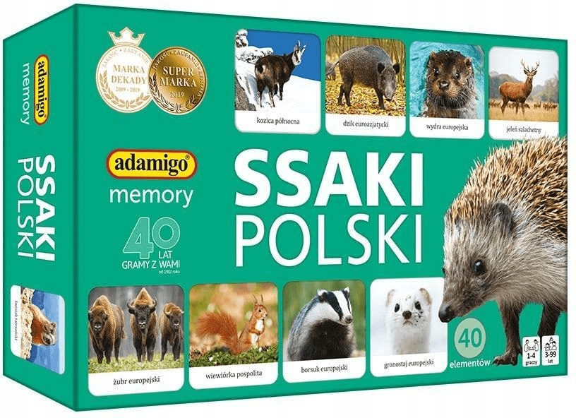 Gra Pamięciowa Dla Sześciolatka Gra Na Pamięć Memorki Memory Ssaki Polski