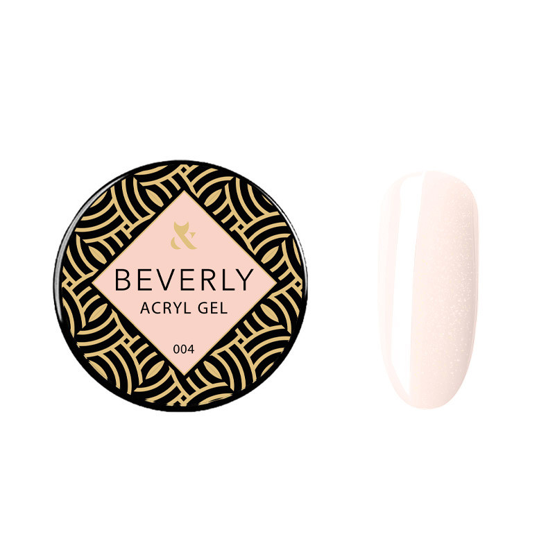 F.o.x Acryl Gel Beverly 004 Přírodní růže 30 ml Gel Led Uv na nehty