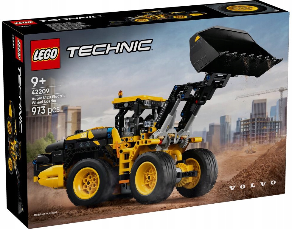 Lego Technický Kolový Nakladač Volvo L120 Elektrický Sada Bloků 42209