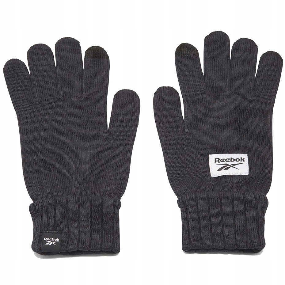 Rękawice REEBOK TE KNITTED GLOVES BLACK GC8711