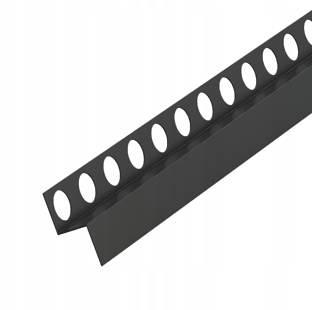 Spádová Lišta Levá, Černá Matná, 120 CM