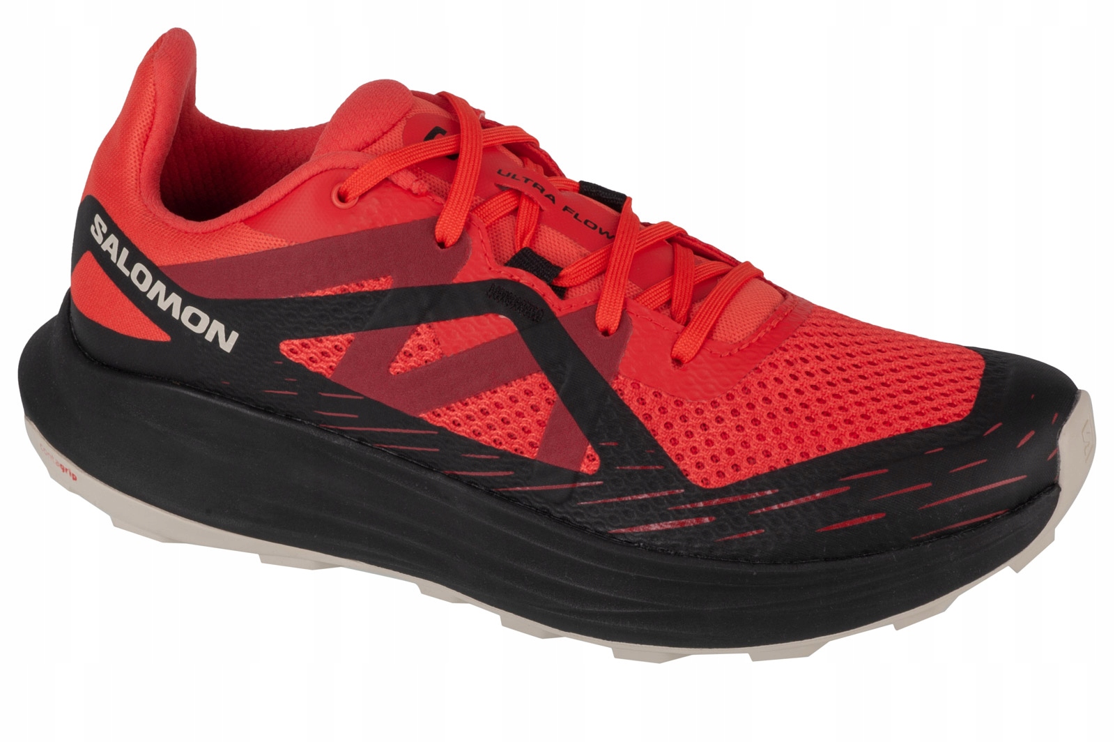 Salomon Ultra Flow (46) Męskie Buty Do Biegania Tkanina Czerwony