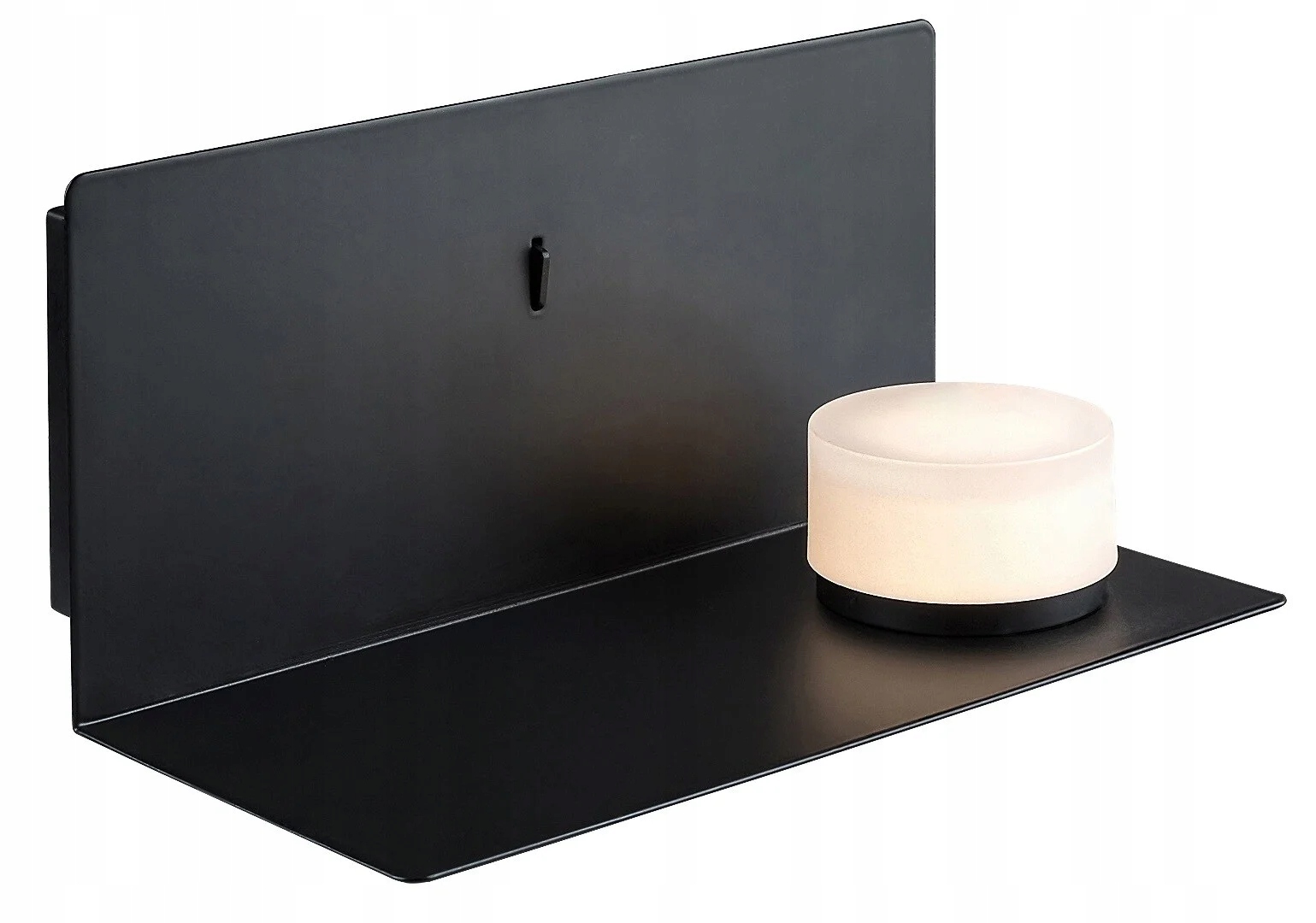 Čierna nástenná lampa do obývačky, spálne, polica Usb Led 6W Aranzo Rabalux