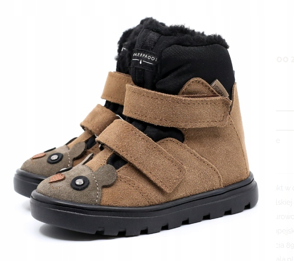 Mrugała kozaczki Mali Bear Karmel 7251/5-38 wodoodporne R.30