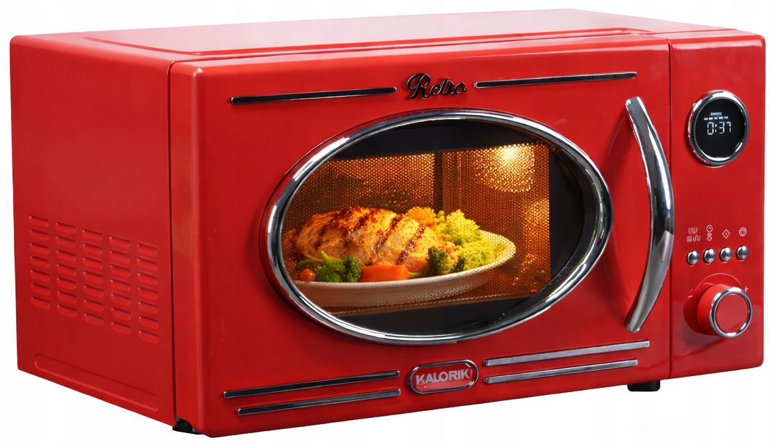 Kuchenka mikrofalowa wolnostojąca Kalorik RETRO GRILL MW 2600 DGR