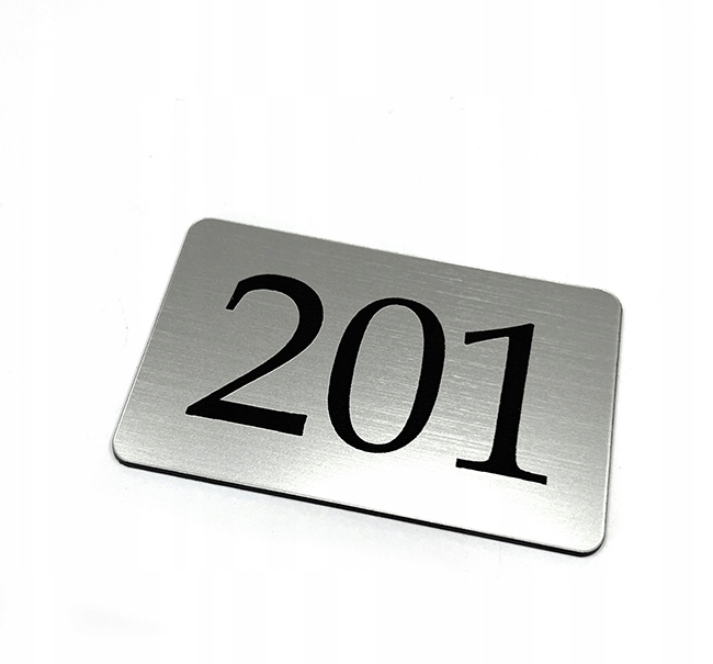 

numerek na drzwi, tabliczka z numerem 8 x 5 cm