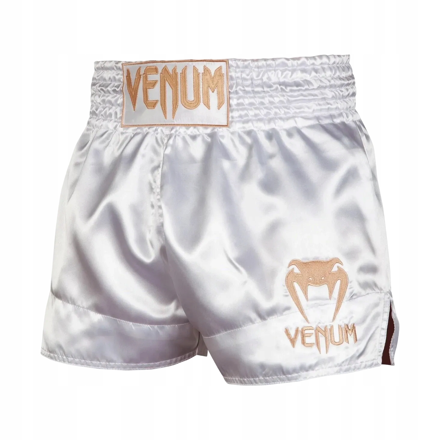 kraťasy muay thai shorts venum classic XL Bílá/zlatá