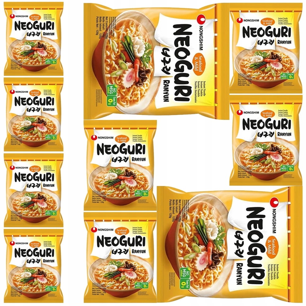 Levně 10x Korejská polévka Instant Neoguri Plody moře Jemná 120g Nong Shim