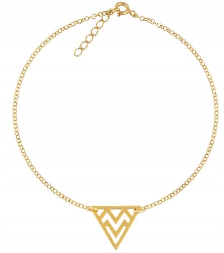 

Bransoletka trójkąt trójkącik srebro925 celebrytka