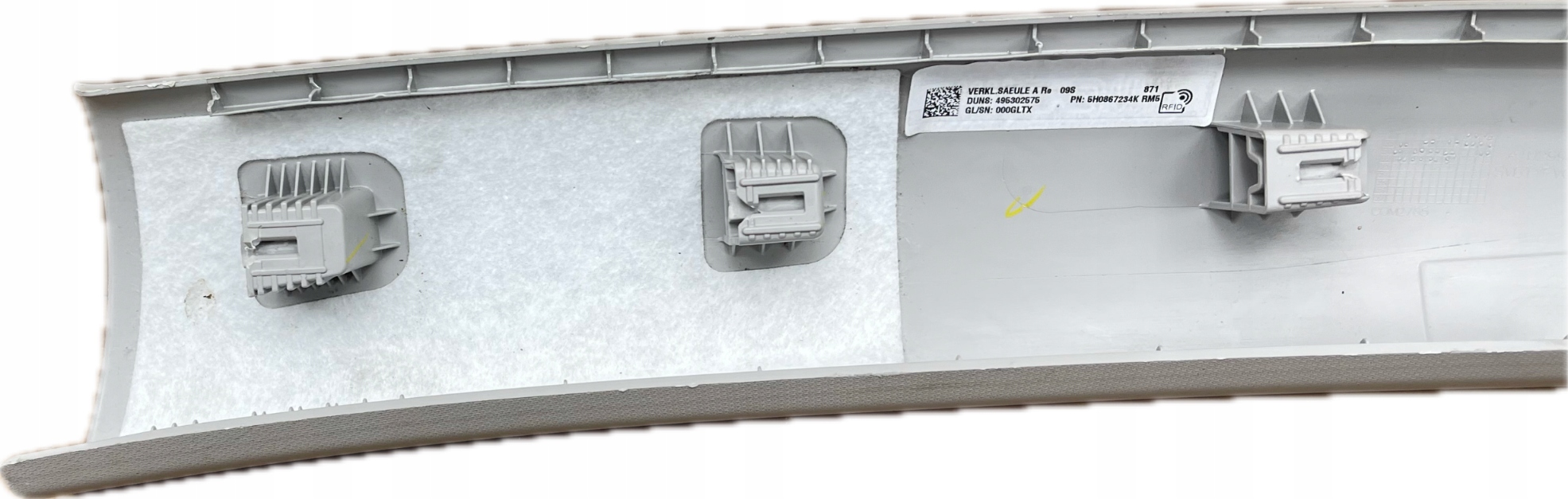 VW GOLF VIII 8 cover SLUPKA A front right 5H0867234K