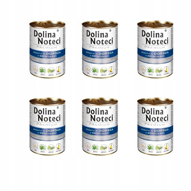 Levně Dolina Noteci Premium treska s brokolicí 6х400 g