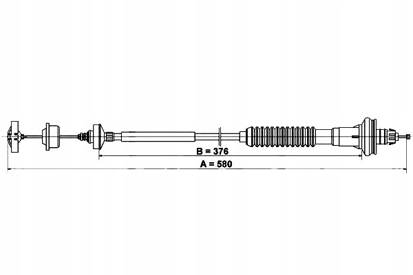 Spojkové Lanko Ate 2150CK 2150EC 422856B 113058