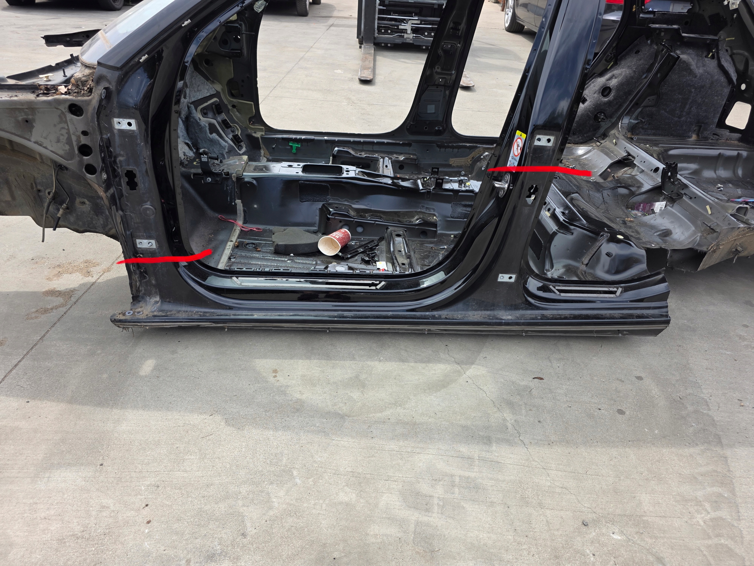 quarter threshold pillar A SLUBEK B AUDI A3 8V SPORTBACK 5-door left side