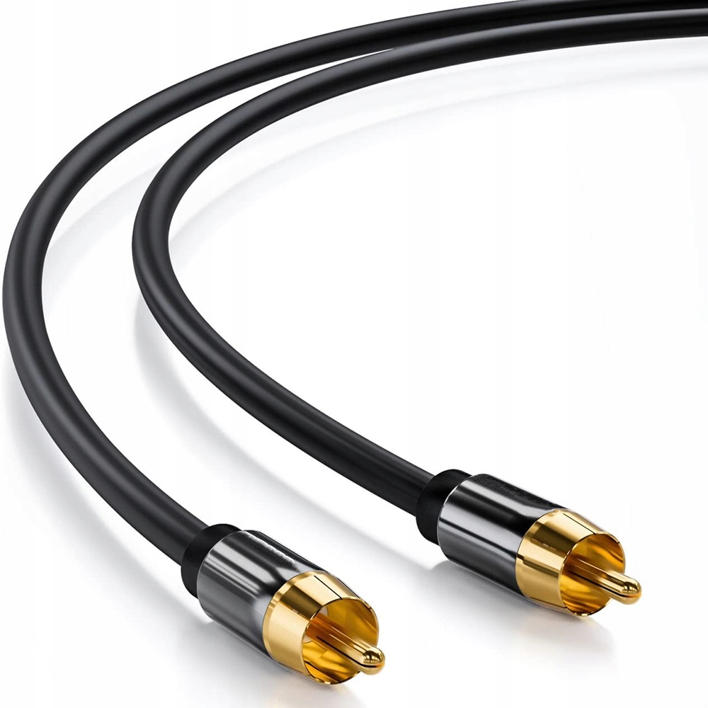 Przewód Kabel COAXIAL 2x RCA cyfrowy Audio 1.5m Marka Novaza Tech