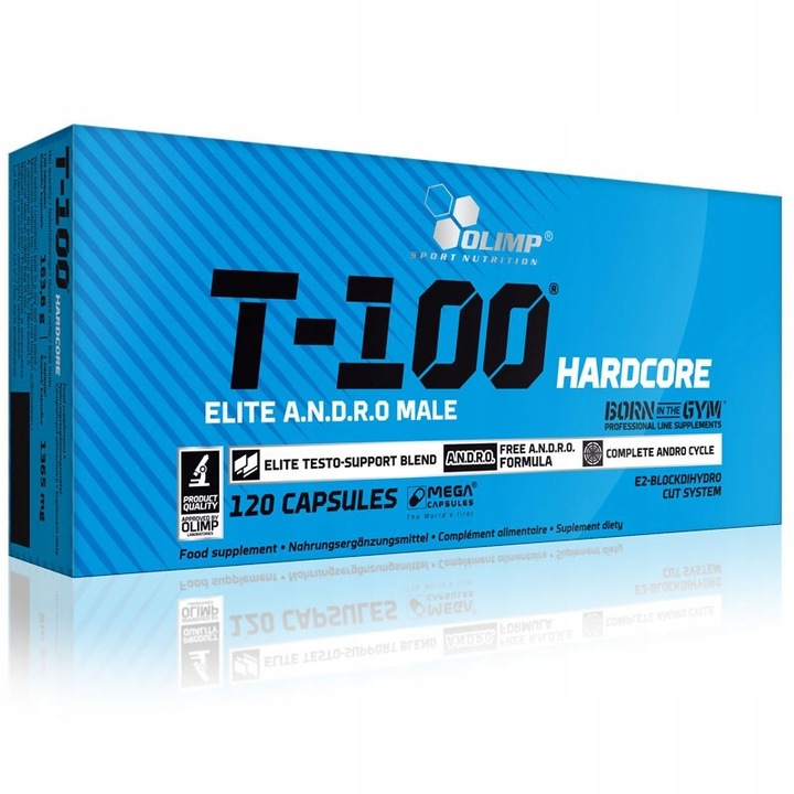 Olimp T-100 Hardcore 120 kapslí Booster testosteronu