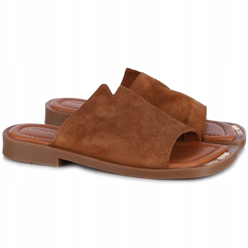 Nazouváky pantofle Bombonella 8T G039 2421 104 hnědé Kůže Vel. 36