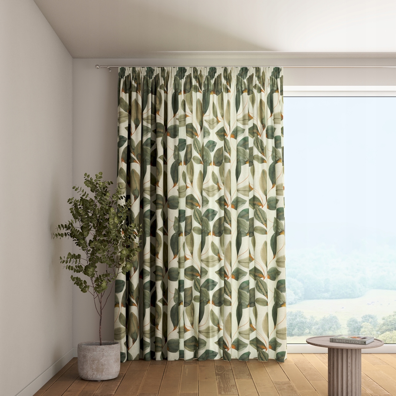 Dekoria Závěs na řasící pásce, 1 ks, 130 x 260 cm, černá