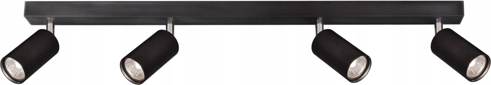 Kaja Monti K-4554 Stropná lampa s čiernymi nastaviteľnými reflektormi GU10