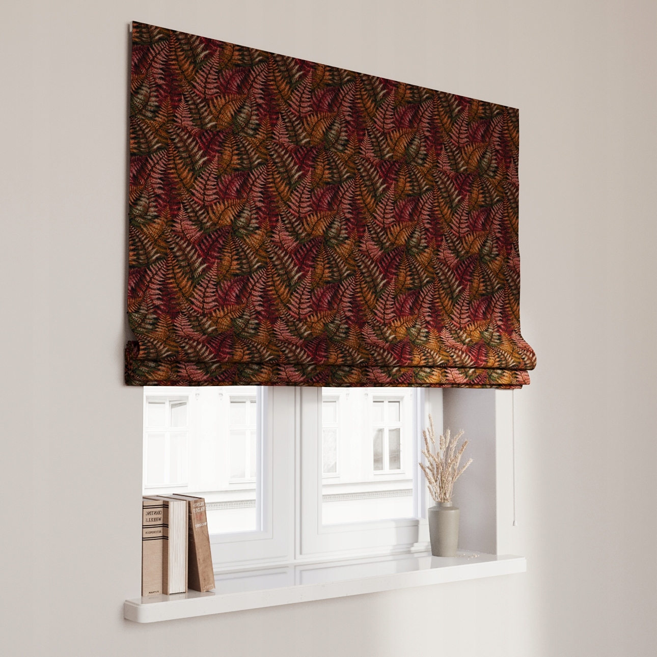 Hotová rímska roleta Capri 130x170 cm oranžová