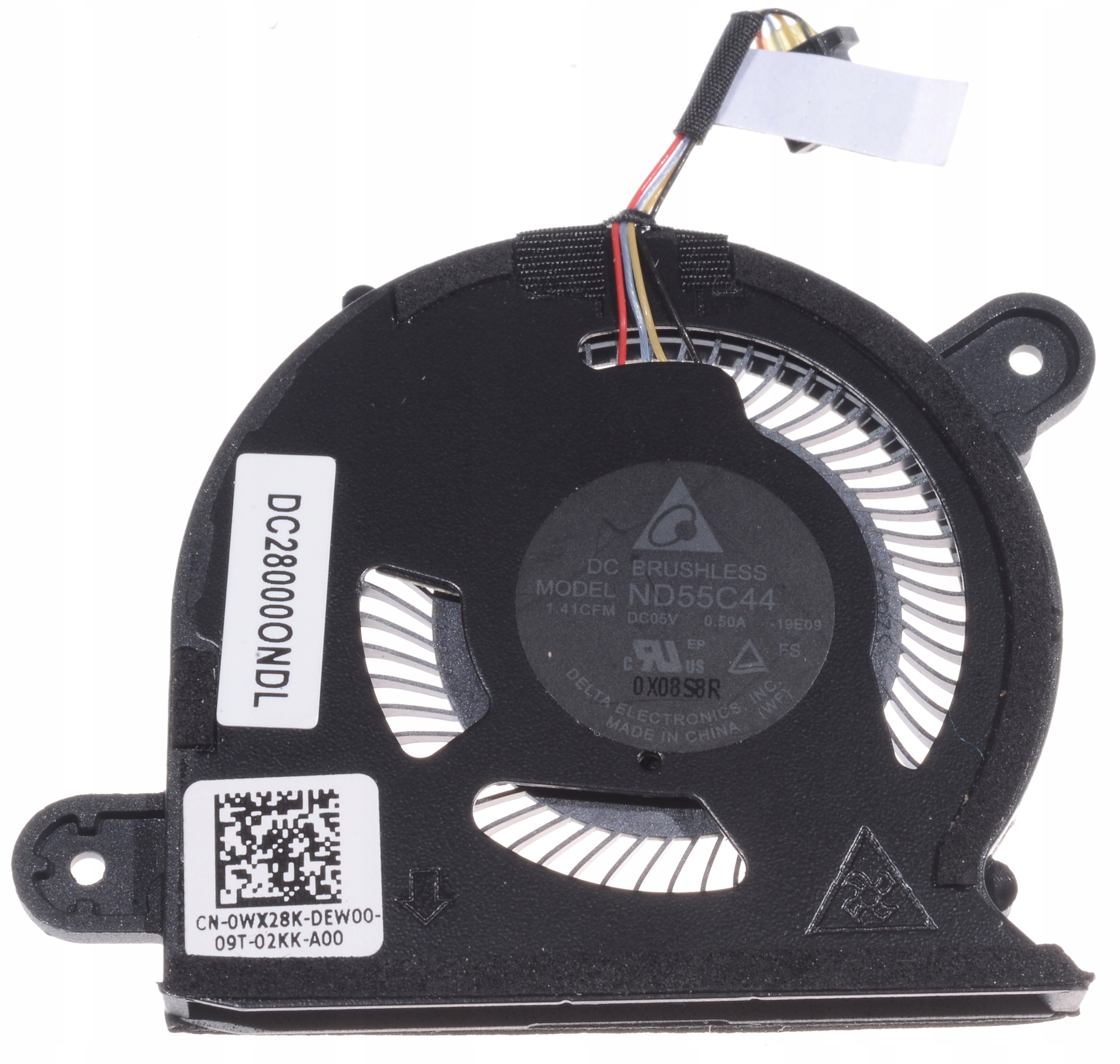 ventilátor Dp/n: 0WX28K WX28K 19E09 Dell Xps 13 9300 9310