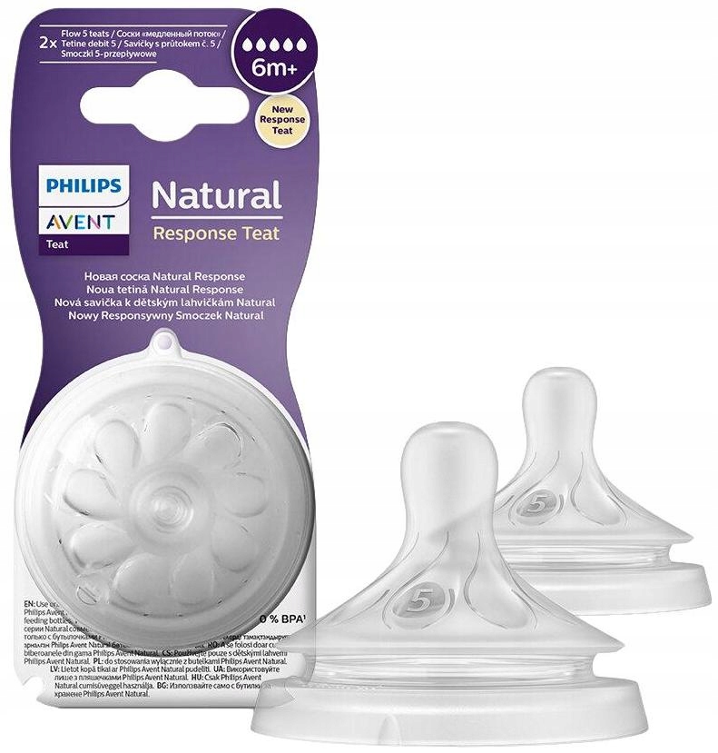 Avent Smoczek Natural Response 6m+ 2 szt