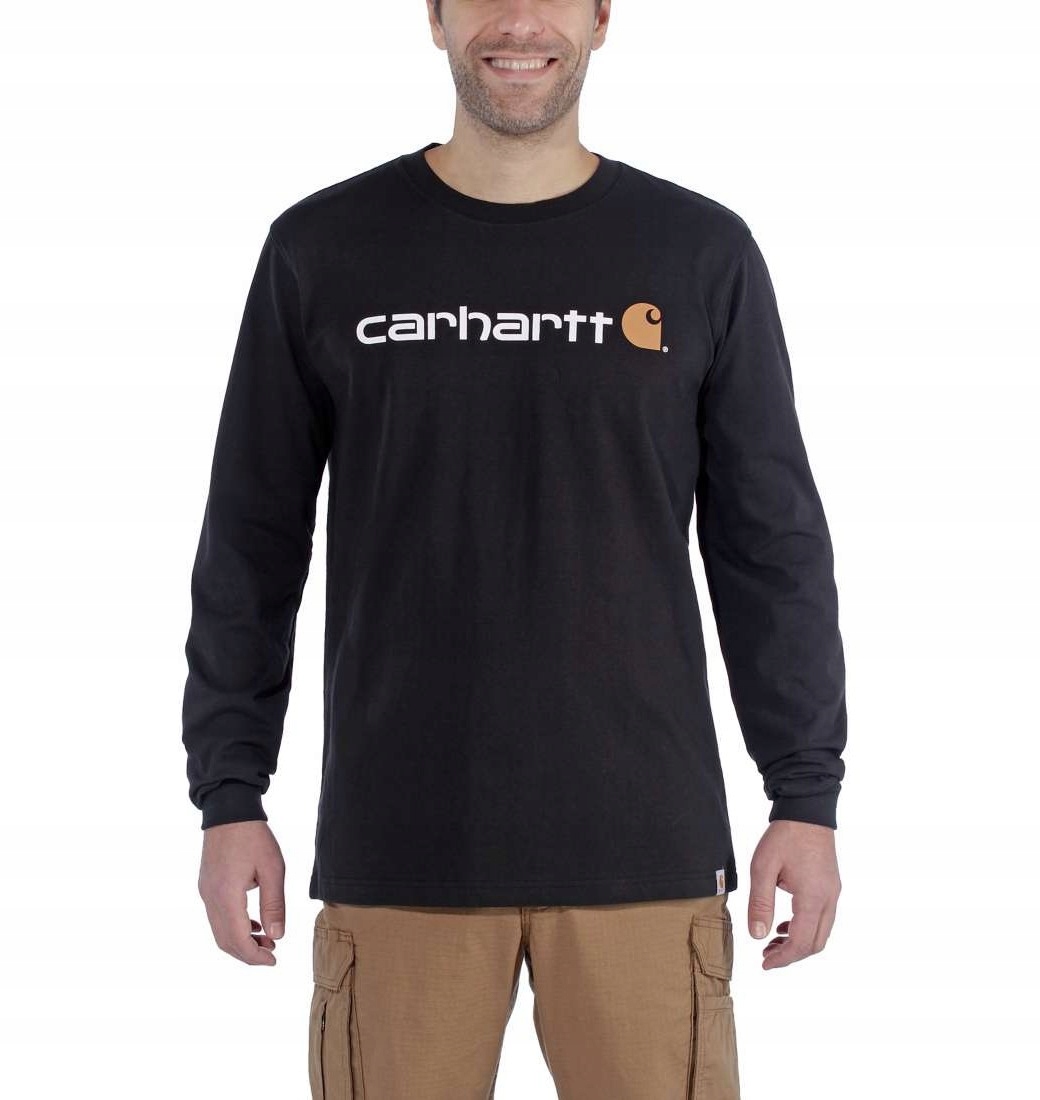 Tričko Carhartt Emea Signature Graphic L/s Black